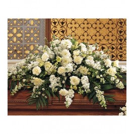 Pure White Sympathy Casket 