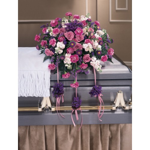 Sincerest Condolences Casket Flowers