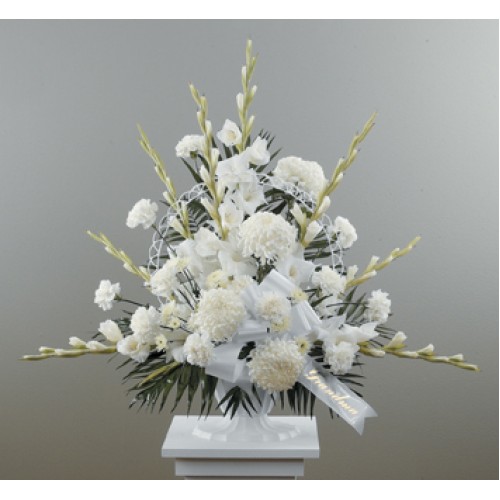 Tribute White Sympathy Flowers