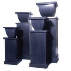 Black Zinc pedestals