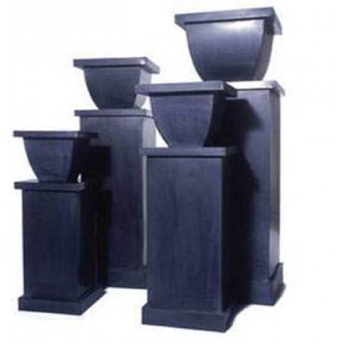 Black Zinc pedestals